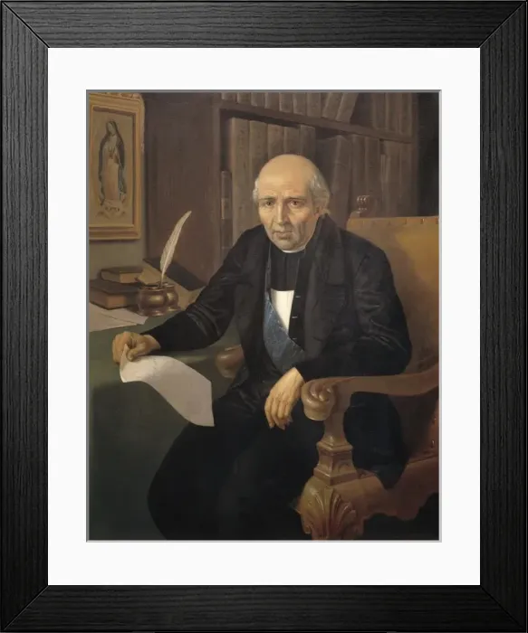 Framed Print : HIDALGO Y COSTILLA, Miguel (1753-1811). Mexican Framed Print : HIDALGO Y COSTILLA, Miguel (1753-1811). Mexican
