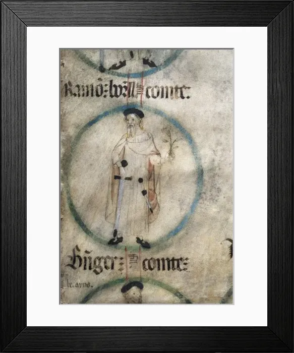 Framed Print : Ramon Borell I (972-1017). Count of Barcelona Framed Print : Ramon Borell I (972-1017). Count of Barcelona
