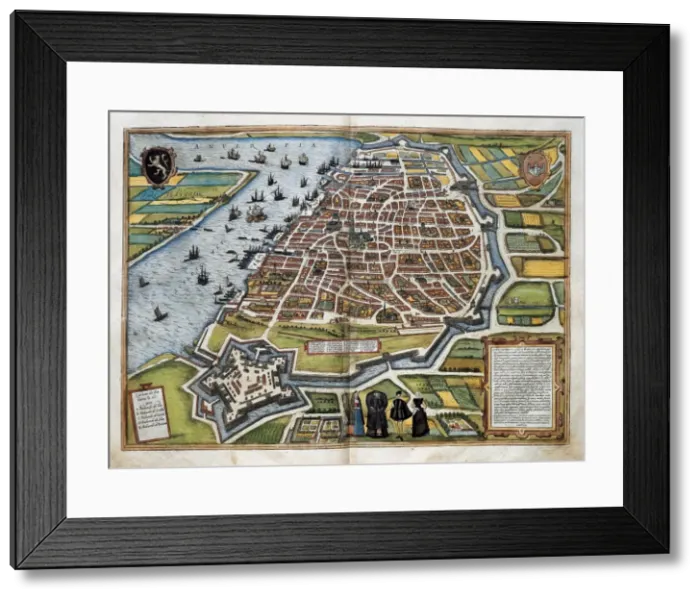 Framed Print : ORTELIUS, Abraham (1527-1598); BRAUN, George Framed Print : ORTELIUS, Abraham (1527-1598); BRAUN, George