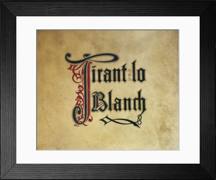 Framed Print : MARTORELL, Joanot (1413-1468). Knight and writer Framed Print : MARTORELL, Joanot (1413-1468). Knight and writer