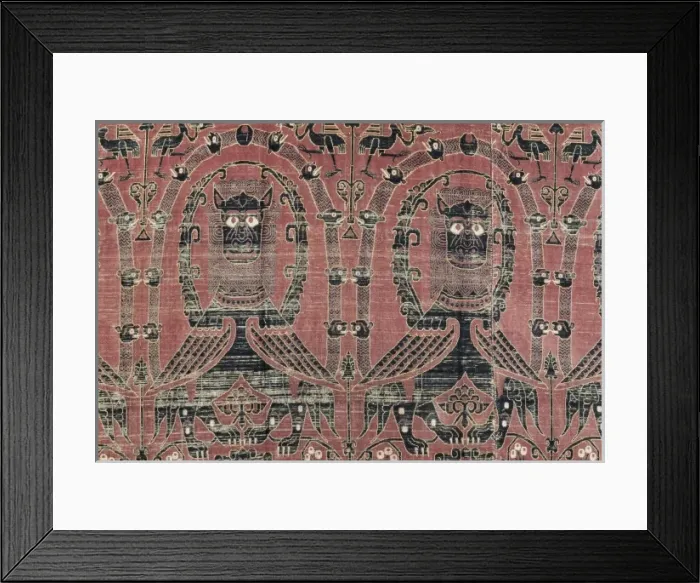 Framed Print : Altar Frontal Named Witches Tapestry. 12th c Framed Print : Altar Frontal Named Witches Tapestry. 12th c