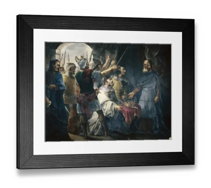 Framed Print : VAN HALEN, Francisco de Paula (1810-1887). Wamba Framed Print : VAN HALEN, Francisco de Paula (1810-1887). Wamba