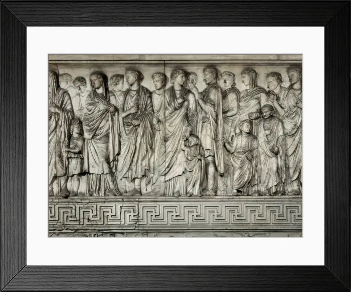 Framed Print : Altar of Peace of Augustus. 13 BC. ITALY. Rome Framed Print : Altar of Peace of Augustus. 13 BC. ITALY. Rome