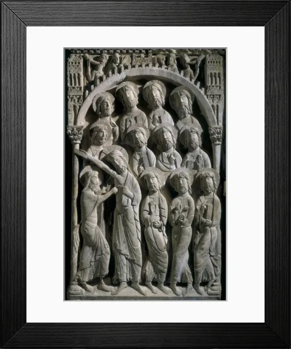 Framed Print : SANTO DOMINGO DE SILOS, Master of (12th century) Framed Print : SANTO DOMINGO DE SILOS, Master of (12th century)
