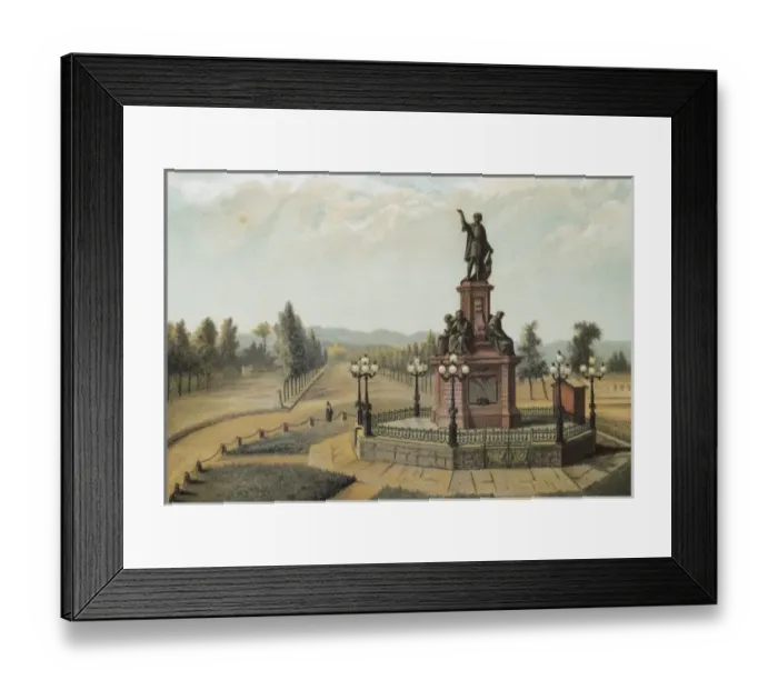 Framed Print : Mexico City. Monument to Columbus in Paso de Framed Print : Mexico City. Monument to Columbus in Paso de
