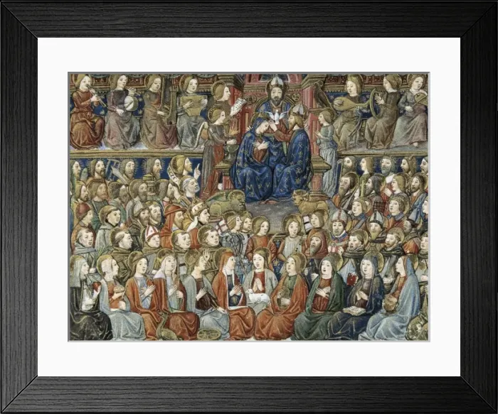 Framed Print : DE PREDIS, Cristoforo (1440-1486). Stories of Framed Print : DE PREDIS, Cristoforo (1440-1486). Stories of