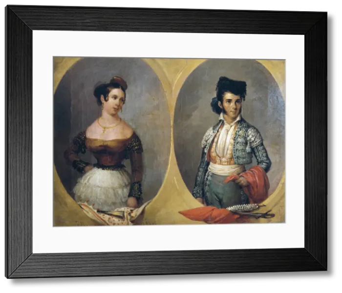 Framed Print : Portrait of bullfighter Francisco Montes Reina Framed Print : Portrait of bullfighter Francisco Montes Reina