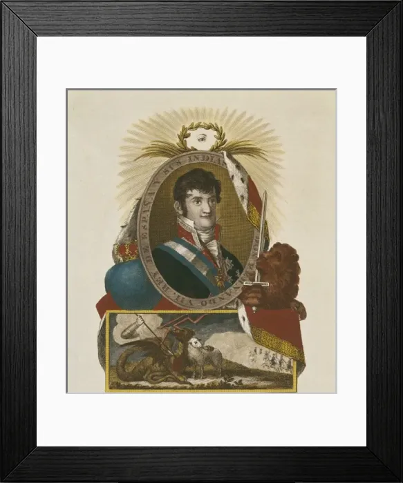 Framed Print : FERDINAND VII of Spain (1784-1833). King of Spain Framed Print : FERDINAND VII of Spain (1784-1833). King of Spain