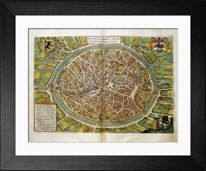 Framed Print : ORTELIUS, Abraham (1527-1598); BRAUN, George Framed Print : ORTELIUS, Abraham (1527-1598); BRAUN, George