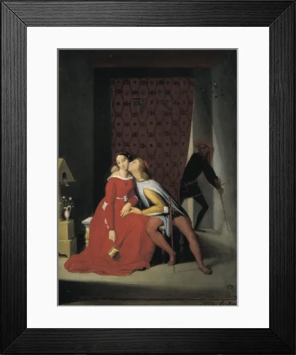 Framed Print : INGRES, Jean-Auguste-Dominique (1780-1867). Francesca Framed Print : INGRES, Jean-Auguste-Dominique (1780-1867). Francesca