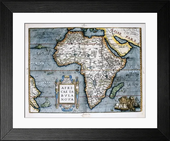 Framed Print : ORTELIUS, Abraham (1527-1598). Theatrum Orbis Framed Print : ORTELIUS, Abraham (1527-1598). Theatrum Orbis