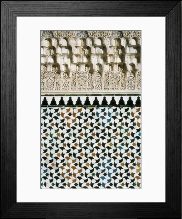 Framed Print : Alhambra. SPAIN. Granada. Alhambra. Comares Palace Framed Print : Alhambra. SPAIN. Granada. Alhambra. Comares Palace