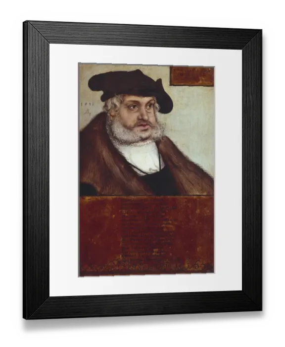 Framed Print : Frederick III the Wise (1463-1525). Elector of Framed Print : Frederick III the Wise (1463-1525). Elector of