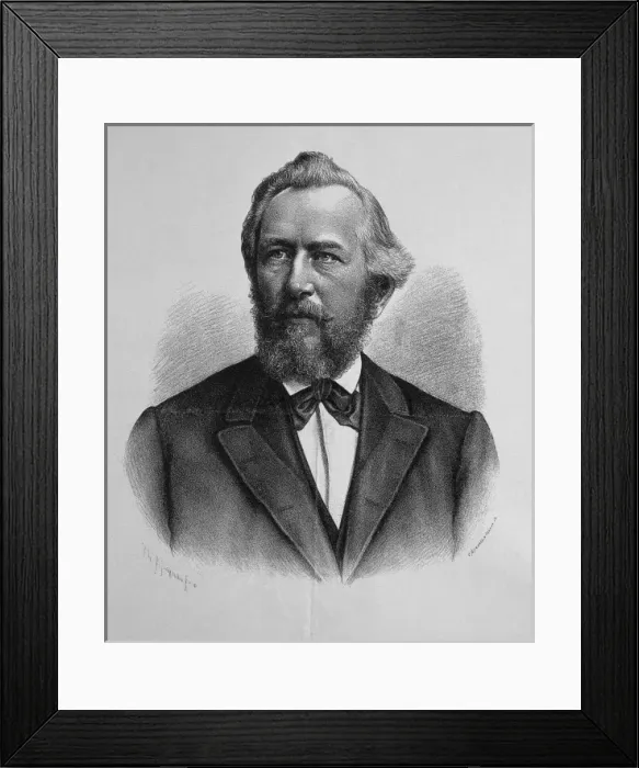 Framed Print : HAECKEL, Ernest (1834-1919). German biologist Framed Print : HAECKEL, Ernest (1834-1919). German biologist