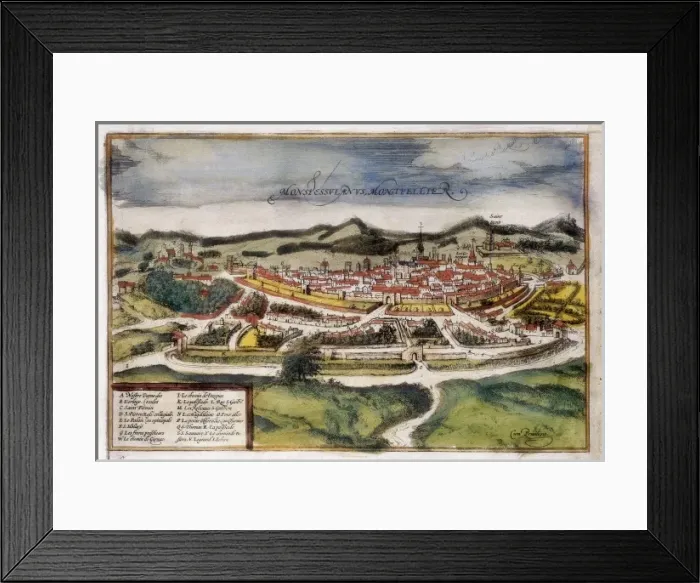 Framed Print : ORTELIUS, Abraham (1527-1598); BRAUN, George Framed Print : ORTELIUS, Abraham (1527-1598); BRAUN, George