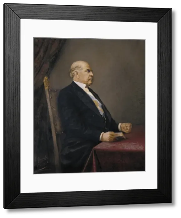 Framed Print : SARMIENTO, Domingo Faustino (1811-1888). Argentine Framed Print : SARMIENTO, Domingo Faustino (1811-1888). Argentine