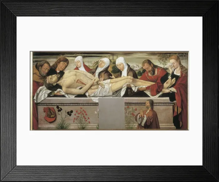 Framed Print : Holy Burial. 15th c. Anonymous from the Castilian Framed Print : Holy Burial. 15th c. Anonymous from the Castilian