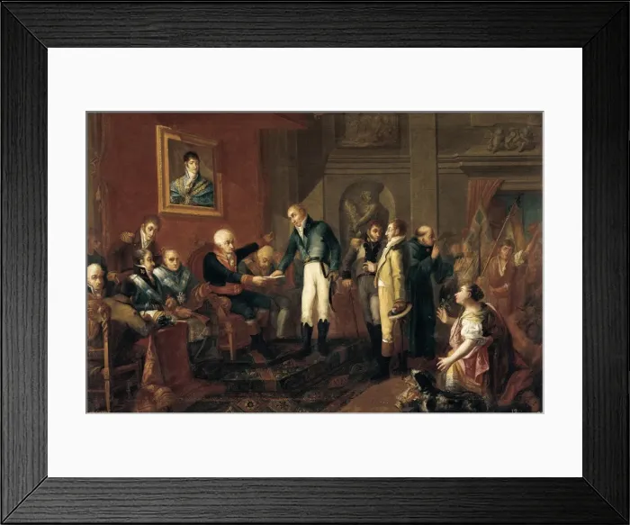 Framed Print : CASTELLO I AMAT, Vicent (1787-1860). Captain Framed Print : CASTELLO I AMAT, Vicent (1787-1860). Captain