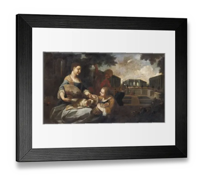 Framed Print : VILADOMAT i MANALT, Antoni (1678-1755). Family Framed Print : VILADOMAT i MANALT, Antoni (1678-1755). Family