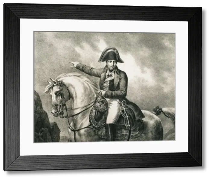 Framed Print : NAPOLEON I Bonaparte (1769-1821). French military Framed Print : NAPOLEON I Bonaparte (1769-1821). French military