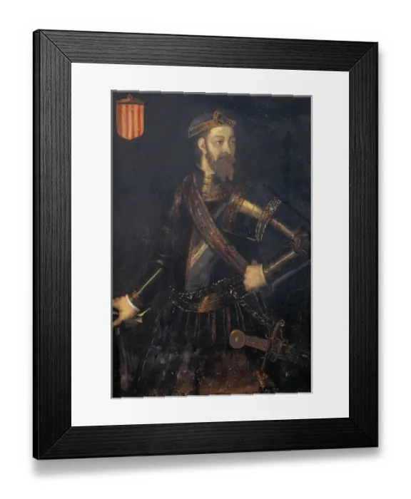 Framed Print : Ramon Borell I (972-1017). Count of Barcelona Framed Print : Ramon Borell I (972-1017). Count of Barcelona