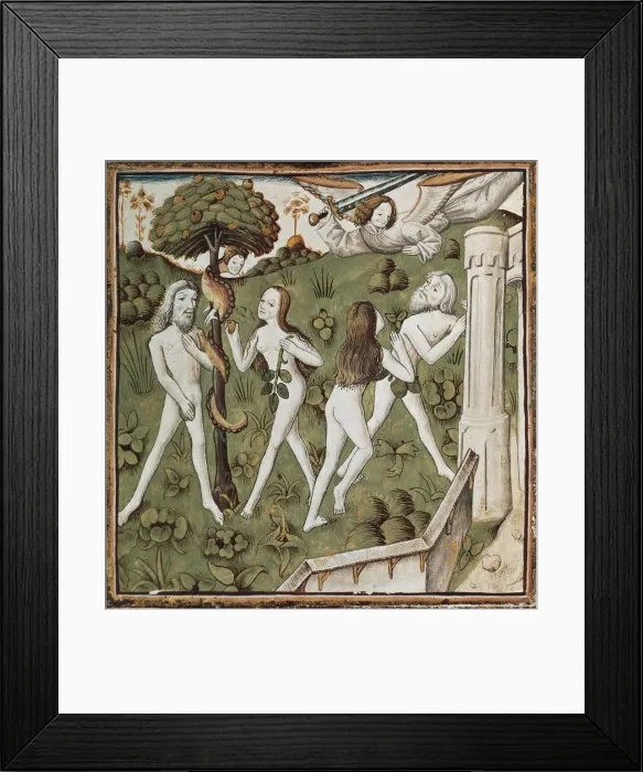 Framed Print : CHAMPION DES DAMES, Master of (s. XV). Des Hommes Framed Print : CHAMPION DES DAMES, Master of (s. XV). Des Hommes