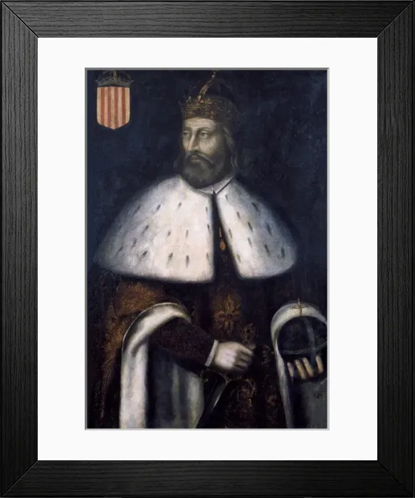 Framed Print : CHARLES II the Bald (823-877). Holy Roman Emperor Framed Print : CHARLES II the Bald (823-877). Holy Roman Emperor