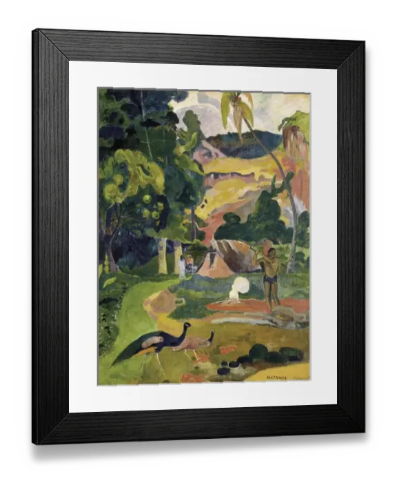Framed Print : GAUGUIN, Paul (1848-1903). Matamoe or Landscape Framed Print : GAUGUIN, Paul (1848-1903). Matamoe or Landscape