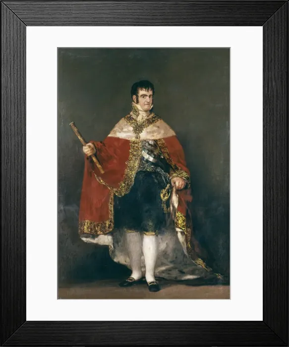 Framed Print : GOYA Y LUCIENTES, Francisco de (1746-1828). King Framed Print : GOYA Y LUCIENTES, Francisco de (1746-1828). King