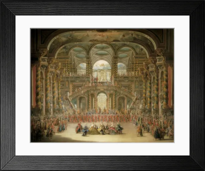 Framed Print : BATTAGLIOLI, Francesco (1725-1796). A Dance in Framed Print : BATTAGLIOLI, Francesco (1725-1796). A Dance in