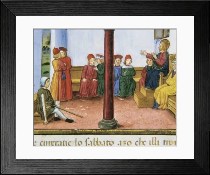 Framed Print : DE PREDIS, Cristoforo (1440-1486). Stories of Framed Print : DE PREDIS, Cristoforo (1440-1486). Stories of