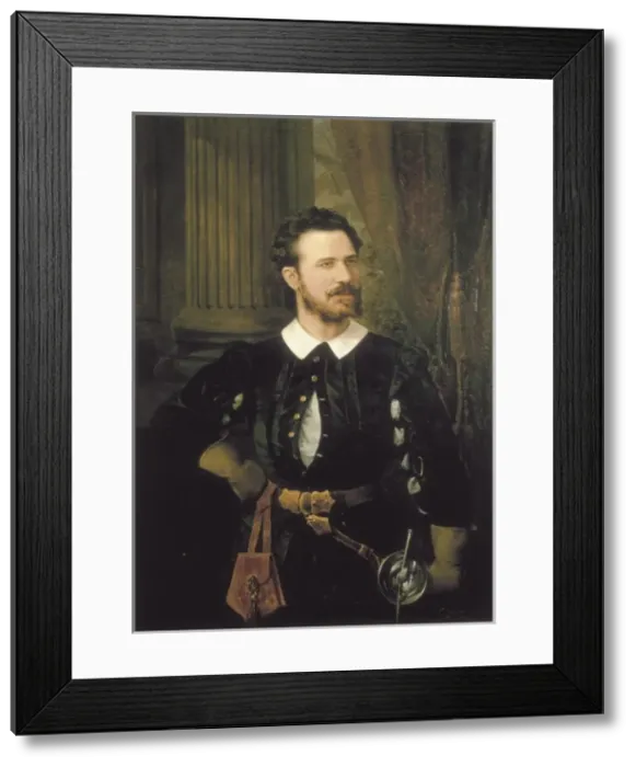 Framed Print : GAYARRE, Juliᮠ(1844-1890). Spanish. Painting Framed Print : GAYARRE, Juliᮠ(1844-1890). Spanish. Painting