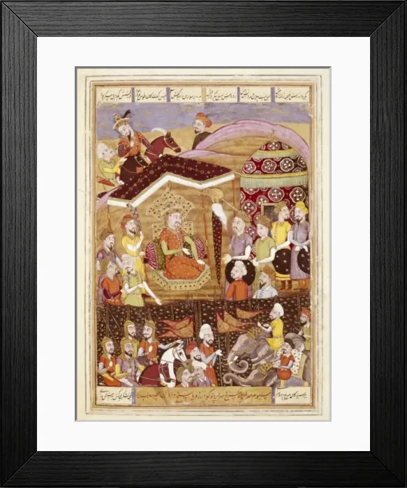 Framed Print : Shahnameh. The Book of Kings. 16th c. Ferdowsi s Framed Print : Shahnameh. The Book of Kings. 16th c. Ferdowsi s