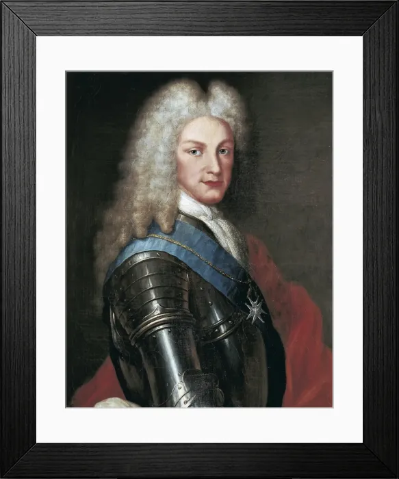 Framed Print : HOUASSE, Michel-Ange (1680-1730). Portrait of Framed Print : HOUASSE, Michel-Ange (1680-1730). Portrait of