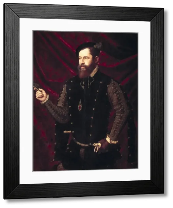 Framed Print : MAljP, Vicente (1480-1550). Portrait of Don Luis Framed Print : MAljP, Vicente (1480-1550). Portrait of Don Luis
