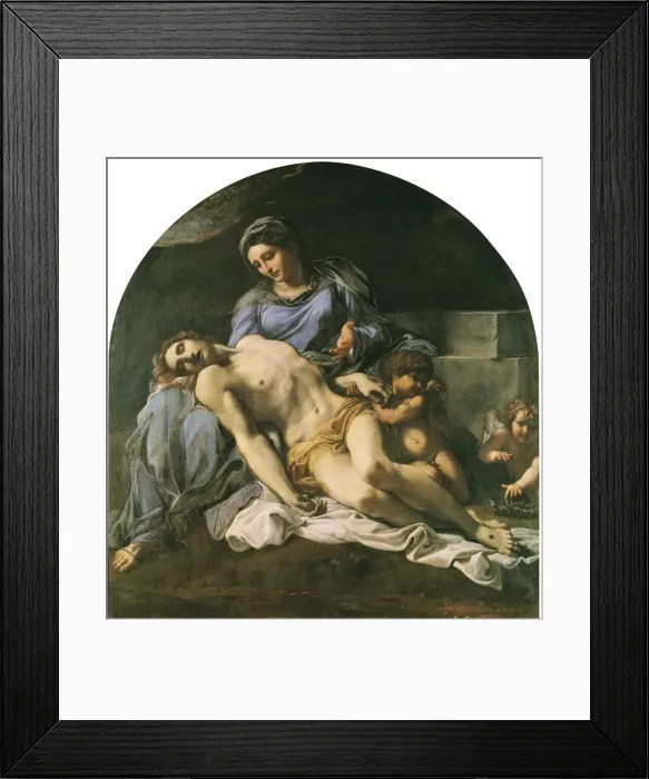 Framed Print : CARRACHE, Annibale. Piet1599 - 1600. Baroque Framed Print : CARRACHE, Annibale. Piet1599 - 1600. Baroque