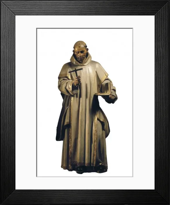 Framed Print : FERNANDEZ, Gregorio (1576-1636). Saint Bruno Framed Print : FERNANDEZ, Gregorio (1576-1636). Saint Bruno