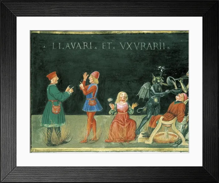 Framed Print : DE PREDIS, Cristoforo (1440-1486). Stories of Framed Print : DE PREDIS, Cristoforo (1440-1486). Stories of