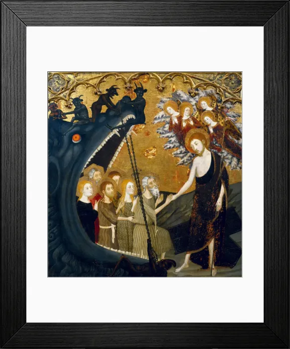 Framed Print : SERRA, Jaume (1358-1397). Altarpiece of the Holy Framed Print : SERRA, Jaume (1358-1397). Altarpiece of the Holy
