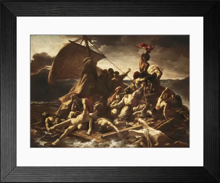 Framed Print : GɒICAULT, Th鯤ore (1791-1824). The Raft of Framed Print : GɒICAULT, Th鯤ore (1791-1824). The Raft of