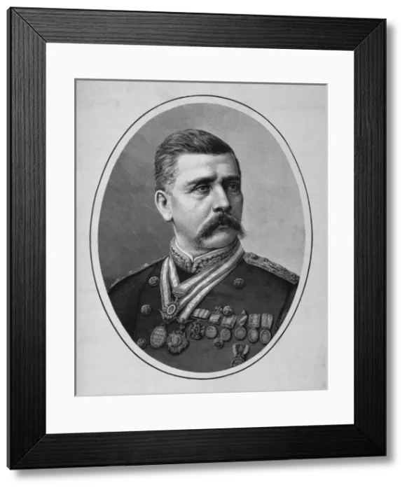 Framed Print : DIAZ, Porfirio (1830-1915). Mexican military Framed Print : DIAZ, Porfirio (1830-1915). Mexican military