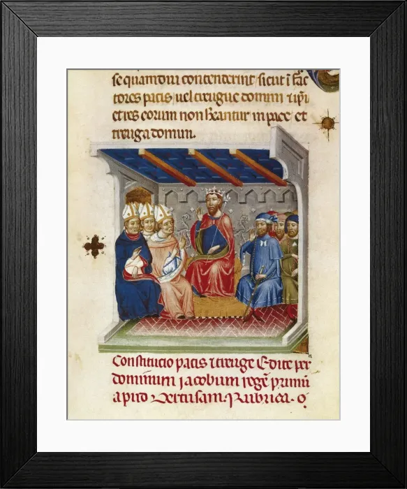 Framed Print : Llibre Verd, vol. I. Book of Privileges of Framed Print : Llibre Verd, vol. I. Book of Privileges of