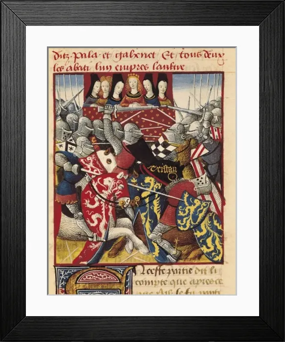 Framed Print : ESPINQUES, Everard de (15th c. ). Romance of Tristan Framed Print : ESPINQUES, Everard de (15th c. ). Romance of Tristan
