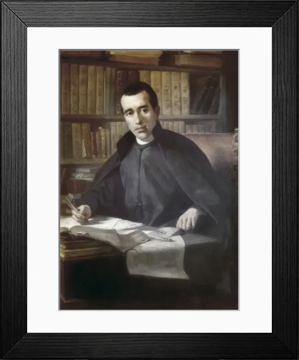 Framed Print : BORRELL, Pedro (1835-1910). Portrait of Jaume Framed Print : BORRELL, Pedro (1835-1910). Portrait of Jaume