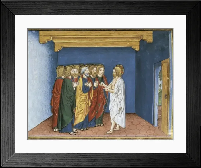 Framed Print : DE PREDIS, Cristoforo (1440-1486). Stories of Framed Print : DE PREDIS, Cristoforo (1440-1486). Stories of