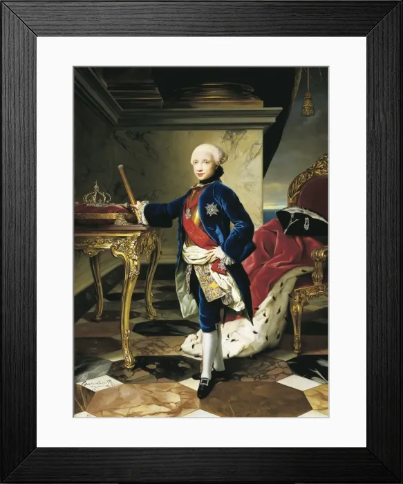 Framed Print : MENGS, Anton Raphael (1728-1779). Ferdinand IV Framed Print : MENGS, Anton Raphael (1728-1779). Ferdinand IV
