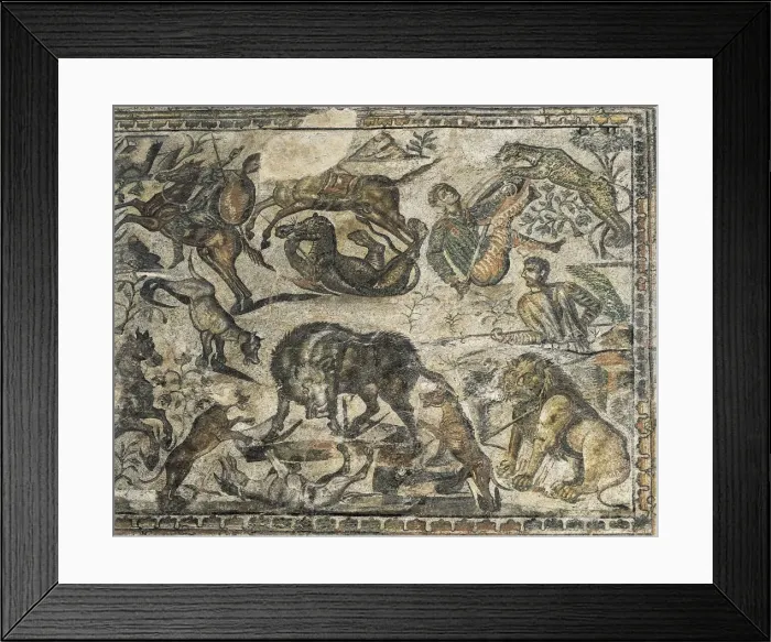 Framed Print : SPAIN. Pedrosa de la Vega. Roman Villa La Olmeda Framed Print : SPAIN. Pedrosa de la Vega. Roman Villa La Olmeda
