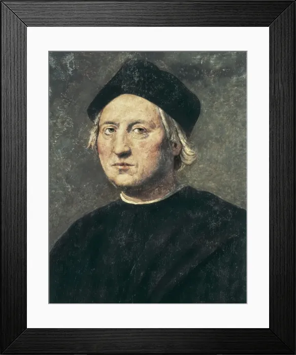 Framed Print : GHIRLANDAIO, Ridolfo (1483-1561). Portrait of Framed Print : GHIRLANDAIO, Ridolfo (1483-1561). Portrait of