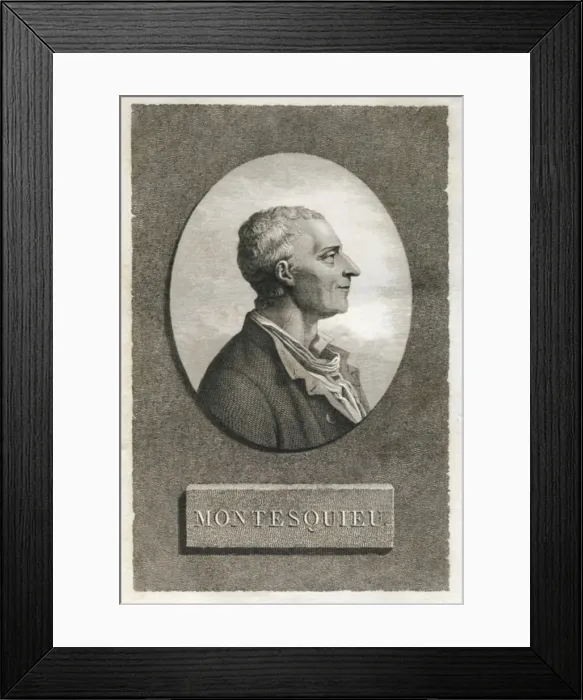 Framed Print : Montesquieu, Charles-Louis de Secondat, baron Framed Print : Montesquieu, Charles-Louis de Secondat, baron