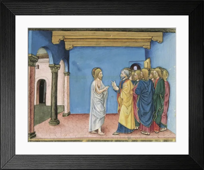 Framed Print : DE PREDIS, Cristoforo (1440-1486). Stories of Framed Print : DE PREDIS, Cristoforo (1440-1486). Stories of